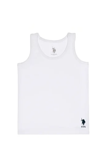 U.S. Polo Assn. Boy's 2-Piece White Undershirt 50310967-Vr013