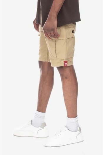Alpha Industries Men's beige Ripstop Jogger Short Alpha Industries