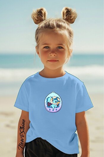 New Shine 1 tricou este un cadou pentru achiziții de 6 și mai sus în coș - Tricou pentru copii supradimensionat cu imprimeu Pokemon