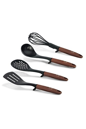 Berlinger Haus Ebony Line Rosewood 4-piece kitchen utensil set