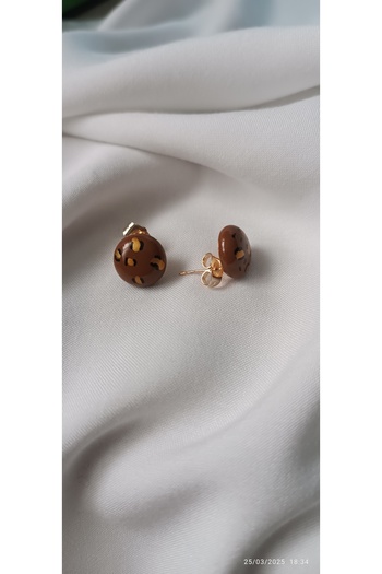 ARİ TAKI Leopard Mini Steel Earrings