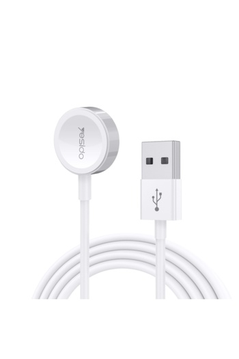 Yesido CA69 For Apple Watch USB Magnetic Charger, Cable Length: 1m(White)