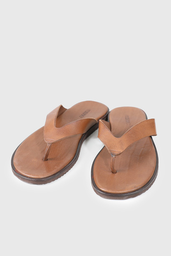 GIESTO Leather Strap Slippers