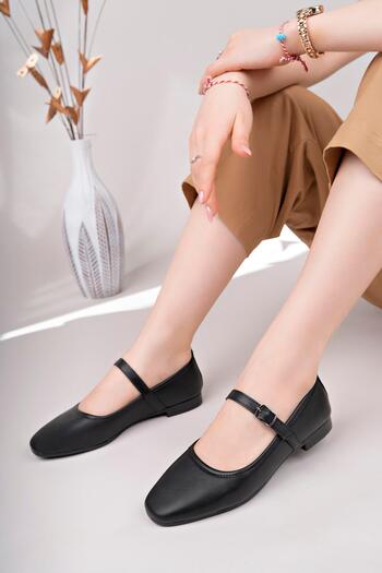 Aymood Elastic Ballerina Daily Orthopedic Sole Women's Shoes