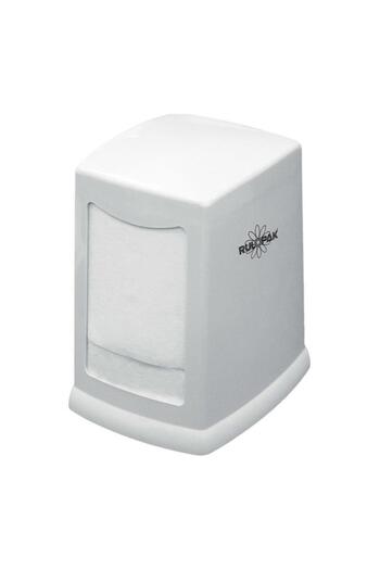 Rulopak White Desktop Napkin Dispenser