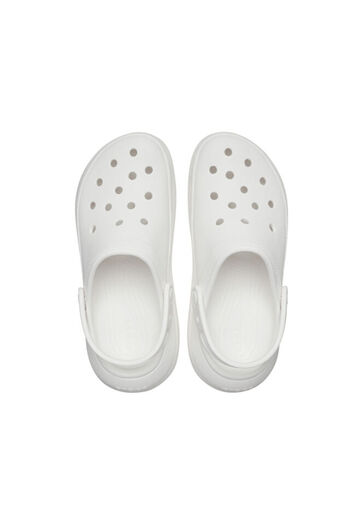 Crocs Γυναικείες παντόφλες Crush Clog 207521 -100 Λευκό