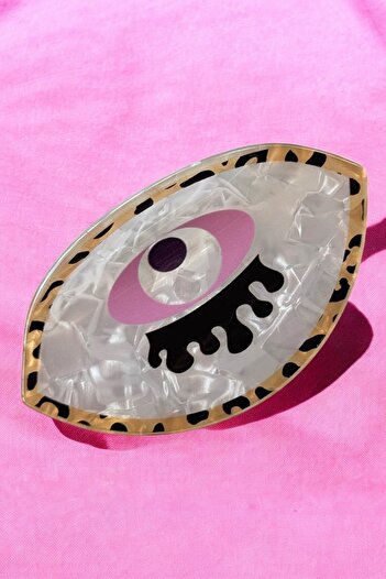TAKIŞTIR Mixed Color Eye Figured Bone Latch Buckle