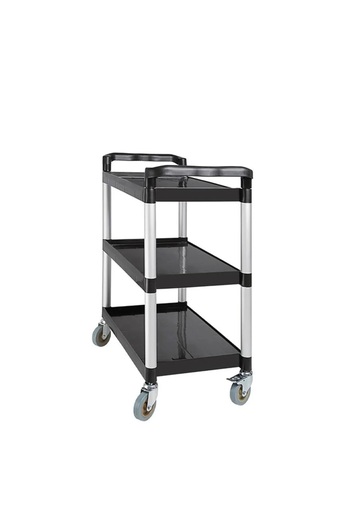 Cady One Mobile food storage and serving cart, 3 plastic shelves, 70 x 87 cm