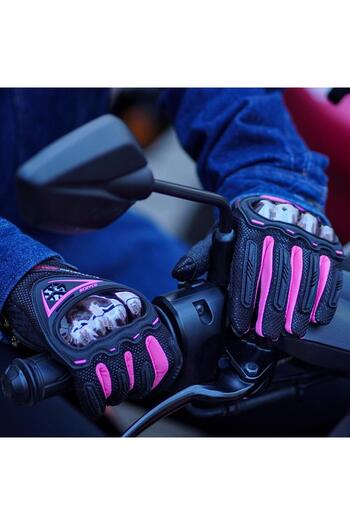 Scoyco Mc44w Pembe-siyah Kadın Motosiklet Eldiveni
