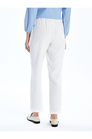 LC Waikiki LCWAIKIKI Classic Beli Lastikli Loose Fit Kadın Pantolon