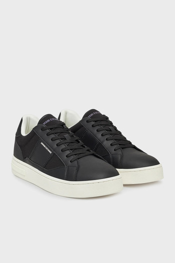 Armani Exchange Armani Exchage Logo Printed Thick Sole Sneaker Shoes Men's Shoes Xux241 Xv911 K001