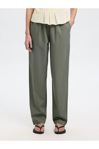 Selected Femme High Waist Hose Baumwoll