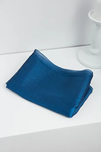 Birgül Bektaş Navy Blue Shawl