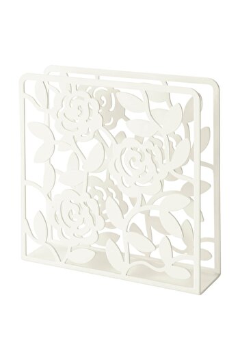 IKEA LIKSIDIG Napkin holder, white, 16 x 16 cm