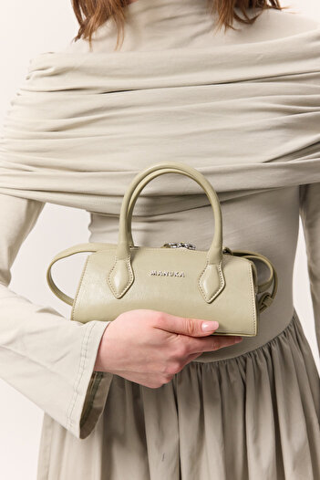 Manuka Green Leather Polo Mini Bag