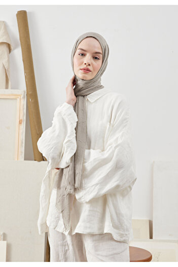 Fresh Silver Bamboo Shawl