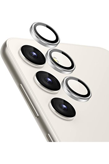 AWH Camera Lens Protector for Samsung Galaxy S23/S23 Plus, Scratch-Resistant, 1 Set Silver