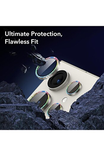 AWH Camera Lens Protector for Samsung Galaxy S24 Ultra, Scratch-Resistant, 1 Set Rhinestone