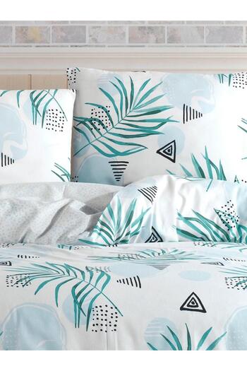 HOME DESIGN Palm Single Duvet Cover Set