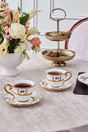 Karaca Royal Bone Elizabeth 2 Personality Teacup