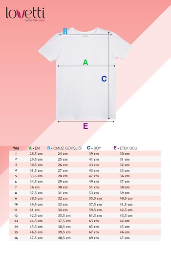 LOVETTI Açık Mürdüm Basic Unisex Çocuk Sıfır Yaka Kısa Kollu Tişört