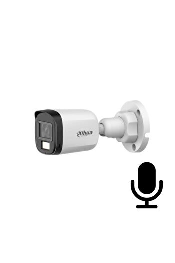 DAHUA DH-HAC-B1A21P-U-IL-A 2MP 3.6MM Full Color Bullet Kamera (Dahili Ses)