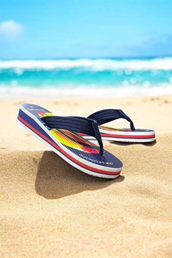 HANOX Women's Platform Wedge Heel Fabric Flip Flops Does Not Hurt Summer Pool Sea Multi Beach Slippers