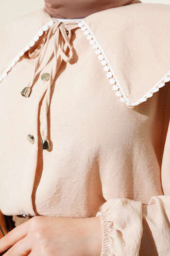 VOLT CLOTHİNG Γυναικείο πουκάμισο με γιακά Sailor