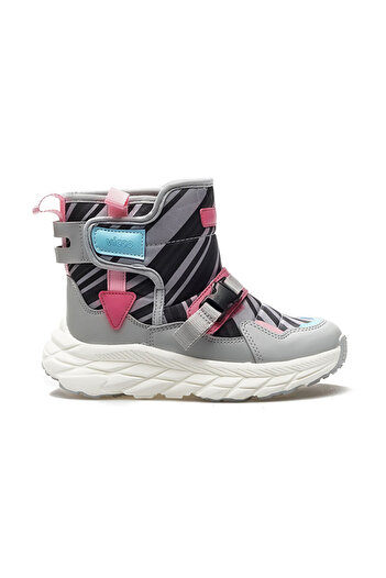 Vicco Karoo Girl's Sheepskin Casual Snow Boots 24k 943.468 Fk Gray