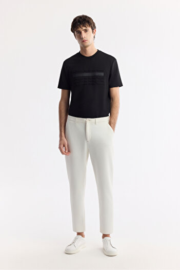 Avva Чоловічі білі штани з еластичним поясом Bi-Stretch Chino Slim Fit B003033