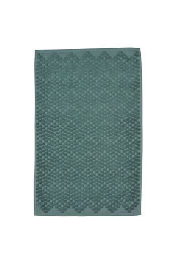 IKEA FJÄLLKATTFOT Bath mat, turquoise, 50 x 80 cm