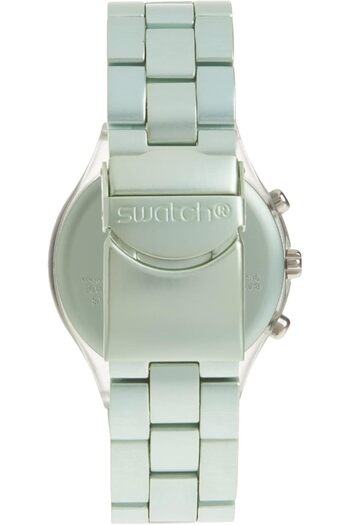 Generic Swatch Full Blooded Mint Unisex Watch Model Svck4056Ag Green Green Casual