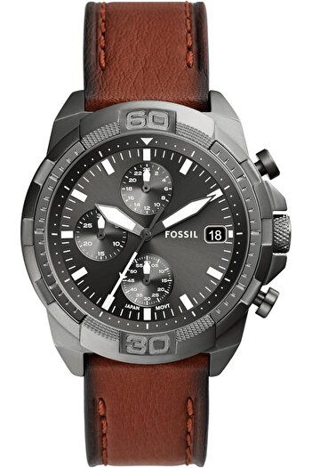 Generic Fossil Men Bronson Stainless Steel Quartz Dress Chronograph Watch