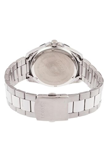 Generic Lorus Black Sunray Dial Analog Quartz Stainless Steel Watch For Men Rh923Nx9