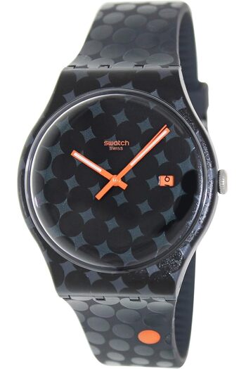 Generic Swatch Roland Garros Black Smash Unisex Watch Suoz400