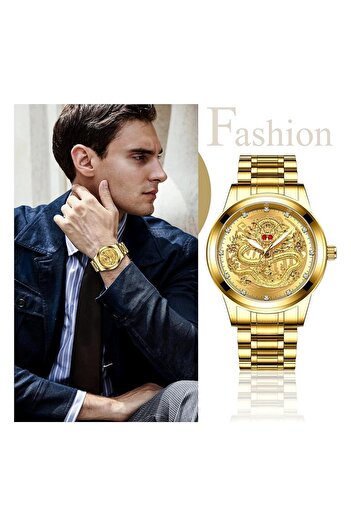 Generic Kastwave Men Watch Waterproof Luxury Chronograph Fashion Business Wristwatch Quartz Analog Black