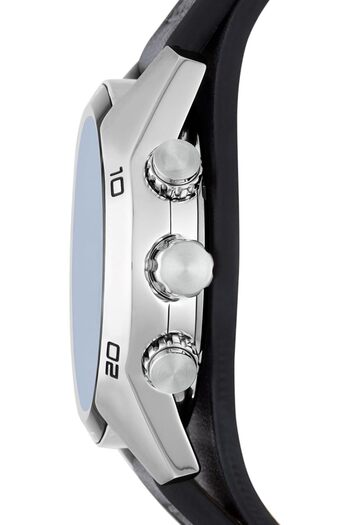 Generic Fossil Coachman Men Watch With Genuine Leather Bracelet Cuff