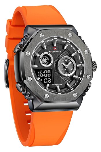 Generic Naviforce Men Dual Display Analog Digital Watch Multifunctional Military Quartz Wrist Watches Sport