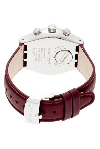 Generic Swatch Water Resistant Leather Strap Mens Watch