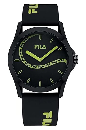 erorex Indent Collection Analog Watch For Men Black Dial Black Silicone Strap 38 864 103 Black Strap