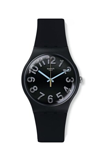 Generic Swatch Suob133 Secret Numbers Black Silicone Strap Watch