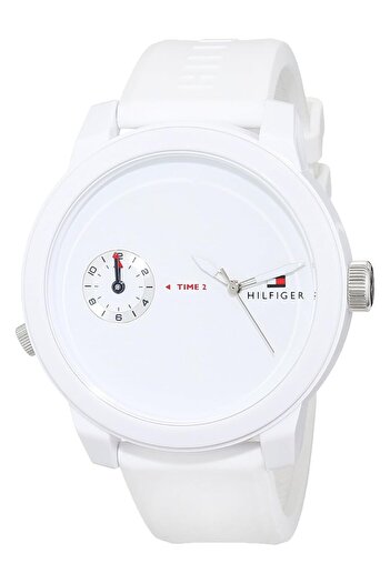 Generic Tommy Hilfiger Denim Mens White Dial White Tr90 Watch 1791324