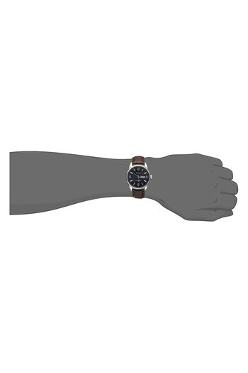 erorex Men 20 5048 Day Date Function Dial Croco Grain Leather Strap Watch
