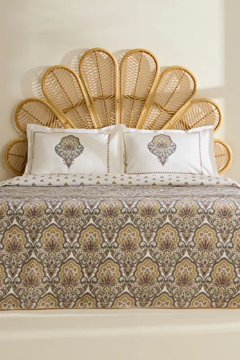 Karaca Home Cherly 100% Cotton Single Pique Set Mustard