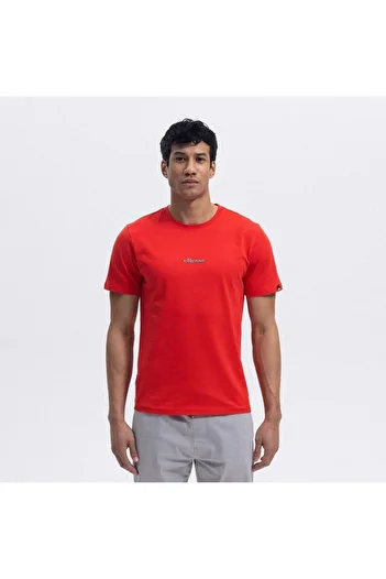 Ellesse Em462-Rd Crew Neck Men's T-Shirt - Red