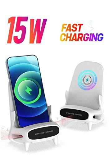 COOYA Fast Wireless Charger, 15w, Can Be Used as a Mobile Phone Holder, 14x9.6cm, Without Ac Adapter