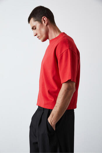 Beyyoglu Washed Oversize Basic Tshirt