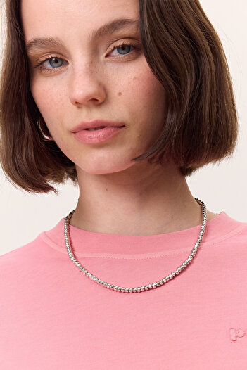 Manuka Silver Envelope Bead Necklace