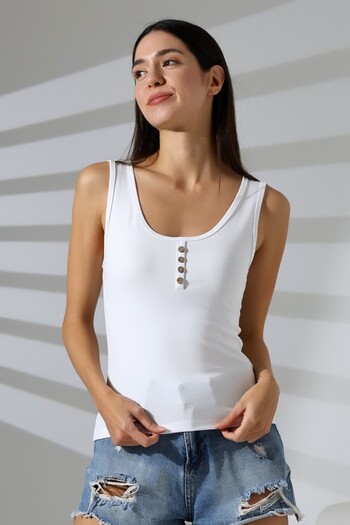 LITTLEMOON قميص LYC RIBANA COMPAC من القطن الممشط مع أزرار