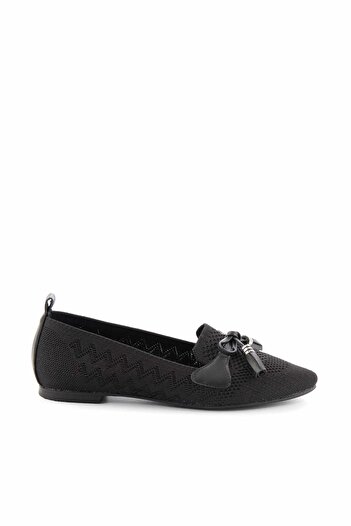 Bambi Black Knitwear Women's Ballerina Ballerina01196000782